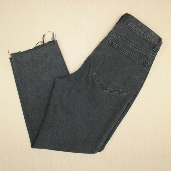 Gianni Bini Stella Straight Crop Jeans Raw Hem - Picture 6 of 10